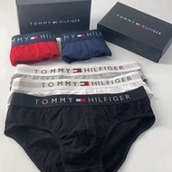 外國預訂 Tommy Hilfiger  logo 三角內褲  3件套