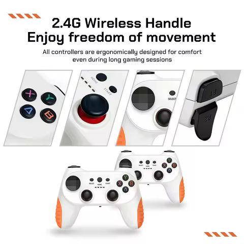 2026 New X10 PRO GameStick 128G 4K Video Game Console 3D Games Built-In 50K Games 40+ Emulators Retr