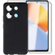 for Infinix Note 30 VIP Case, [ 1 x Tempered Glass Protective Film], Shockproof Soft Cover, with [36