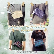 3折‼️ 🇰🇷韓國直送  Gregory Padded Shoulder Pouch S/M/L 熱賣皇牌斜孭袋 黑花/紫花/牛仔/新色 Crossbody Bag