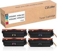 CULater Remanufactured Toner Cartridge Replacement for W9060 W9060MC W9061MC W9062MC W9063MC for HP 