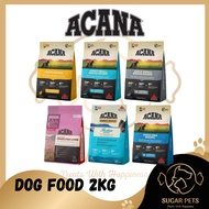 Acana Dry Dog Food 2KG (Pacifca/ Adult Dog/ Puppy Small Breed/ Grass-Fed Lamb)