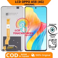 LCD TOUCHSCREEN OPPO A58 4G ORIGINAL FULLSET WARRANTY FREE GLUE