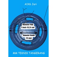 Pully A1 x 6" Iron Finger Ancuran Poli A1 x 6 inch Pulley Cast iron Anc 6 inch A1x6" A1x6 A 1x6" 1x6