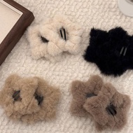 Plush Star Hairpins Autumn Winter Soft Cute Bb Clips Trendy Girl Side Bangs Hairpin Sweet G0a6