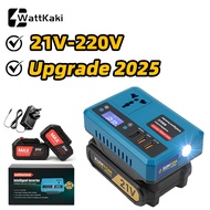 Portable Power Inverters 21v to 220v MT Battery 21V Lithium Battery DC 18V To 220V for Outdoor Conve