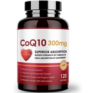 Coenzyme Q10 Soft Capsules 120 Capsules High Content Care Heart Health Antioxidant Coenzyme Q10 Nutr