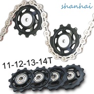 SHANHAI Bicycle Pulley Wheel Accessories 11T 12T 13T 14T Rear Derailleur Pulley Jockey Wheel Bicycle