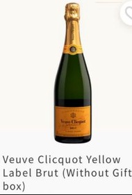 Veuve Clicquot Champagne 有盒