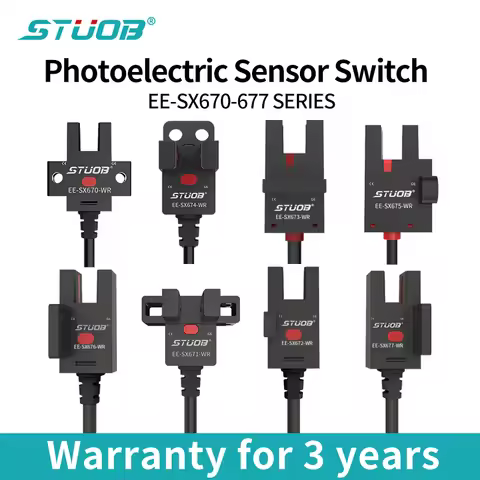 U-slot photoelectric switch EE-SX670-WR EE-SX670P-WR 671 672 674 675 676 677 with wire sensor cable 