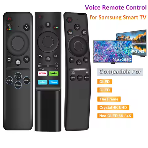 Voice Remote Control for Samsung Smart TV QLED Replacement Remote Control for Samsung TV Universal V