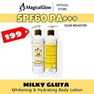 [Solo] Milky Gluta 50x Whitening and Hydrating SPF60 PA+++ Body Lotion for Milky White Skin