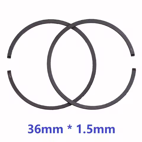 2pcs/lot 36mm x 1.5mm Piston Ring For Zenoah G35L G3K 3410 Mitsubishi TL33 TANAKA SUM328 1E36F-2 36F