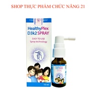 HealthyPlex D3-K2 Spray - Bổ sung Vitamin D3 & K2 dạng xịt giúp tăng chiều cao tối đa. Hỗ trợ hệ xươ