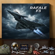 Rafale F3 Combat Jet Wall Decoration MDF Material Home Living Room Decoration Wall Art Display