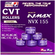 Uma Racing Roller ,Yamaha NVX / aerox Nmax CVT Roller 6gm/7gm/8gm/9gm/10gm/11gm/12gm/10.5,11.5,12.5 GRAM(SELL PER PCS)