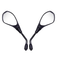 Universal 10mm Motorcycle Rearview Mirror Left&Right Rear View Mirrors Housing Side Mirror For BMW R