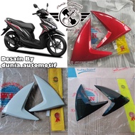 MERAH WIN - Front Right Side Outer Wing Vario 110 Fi Led K46Kiri in Maroon, White, Black