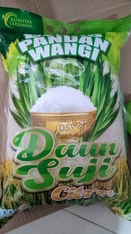 beras daun suji pandan wangi kemasan 3kg
