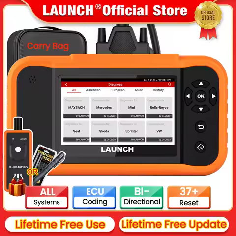 LAUNCH X431 Creader ELITE 2.0 BBA FGC Car Diagnostic Tool Auto OBD OBD2 Scanner All System ECU Codin