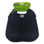 新2樽裝保溫袋個 New 2 Baby Bottle Insulated Tote Bag Black Neoprene Double Holder -  Twins?! BUILT NY