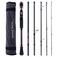 Goture LUMIVANE Fishing Rod 1.98m 2.1m Fast Action Carbon Fiber Spinning Rods MED/HVY Power 6-piece