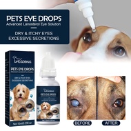 10ml Pet Eye Drops for Dog & Cats Lanosterol Solution Improve Eye Health & Dryness