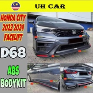 (DRIVE68) Honda City 2023 2024 FL Facelift Gn2 Sedan Abs D68 Bodykit Skirt Skirting Diffuser Lip