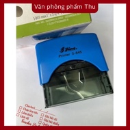 Shiny stamp S845 size 24x69mm stamped on paper, stamped on all materials without fading.