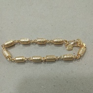 5 gram young gold bamboo bracelet