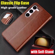 For Samsung Galaxy S23 5G 6.1 inch SM-S911B S911W S911U S911N S911E S9110 Genuine Leather Case Vinta
