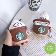 ️Free Hanger ️ Starbucks Coffee 1 2 silicone airpod Case - i11 i12 wireless headphone Case..