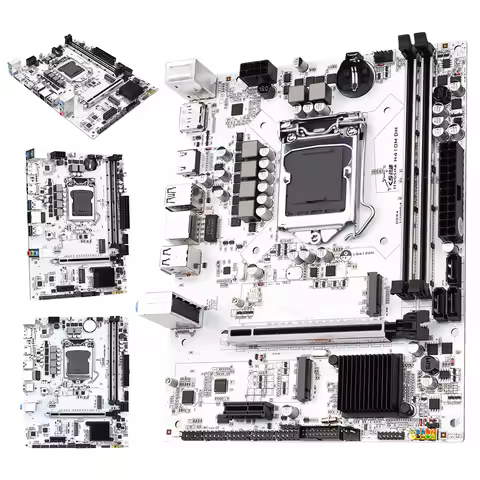 LGA1200 Computer Motherboard USB3.0 SATA3.0 H410 Desktop Mainboard DDR4*2 Memory M.2 NVME 64GB Max M