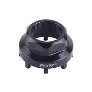 SUJIOO2 8 Teeth Fitting Chainring Lockring Removal Sleeve Eight Notch Tool Bicycle Drive-side Bottom