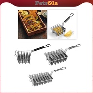 PETSOLA Taco Basket, Taco Rack, Deep Fryer, French Fries, Fryer Holder, Fryer Basket, Deep Fryer, Ta