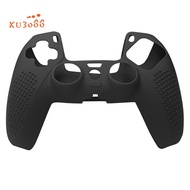 for PS5 Game Controller Silicone Protective Cover for PS5 Non-Slip Handle Cover(Black)