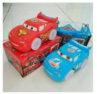 Mainan Mobil mobilan Cars Roda Lampu Nyala Mainan Go N Bump McQueen