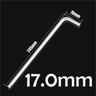 NATORO L Shape Allen Ball Point End Long Arm Hex Key Wrench Metric Allen Key 1.5mm-17mm