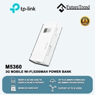 TPLink M5360 3G Mobile Wi-Fi, 5200mAh Power Bank