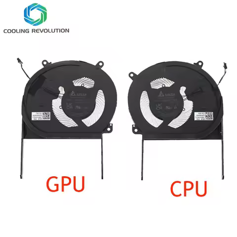 Laptop CPU GPU Cooling Fan ND8CC07 DC12V 4-Pin For ASUS Zenbook Pro 16X OLED UX7602Z UX7602ZM 13NB0W