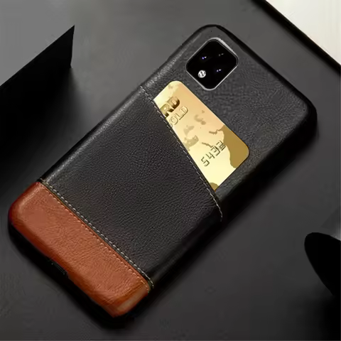 Pixel 4 XL Case Mixed Splice PU Leather Credit Card Cover For Google Pixel 4 5 4A 5A 6A 6 7 Pro Pixe