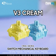 Akko V3 Cream Yellow / Blue Pro 5 pin Switch for Mechanical Keyboard (1 Box) NEWS !!