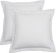 King Size Pillow Shams Pack of 2 PC, Premium Quality 100% Soft Egyptian Cotton 600 Thread Count Deco