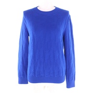 เสื้อสเวตเตอร์แขนยาวคอกลมถักไหมพรม HERMES 24SS 4E2611D3 สภาพดีเยี่ยม ทำจากผ้าขนสัตว์ 100% ลายตัว H ส