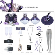 🎉Cosplay🎉  L95 Honkai Star Rail The Herta dress wig role play cosplay cloth Halloween party costume 