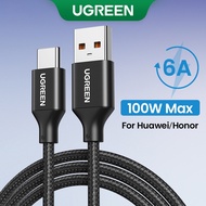 UGREEN 6A 2M Nylon Type C Fast Charger USB Cable for Huawei P30