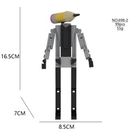 Compatible with lego tv man titan Skibidi Toilet Cameraman building blocks  Titan Clock King Tương t