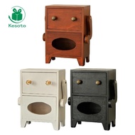 Kesoto Mini Storage Cabinet with Drawer Robot Shaped for Table Vanity NightStand