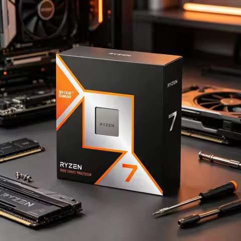8-Core 16-Thread 9800X3D Desktop Processor High Performance CPU for Gaming