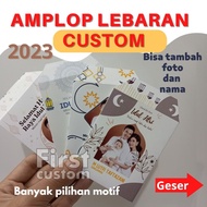 Custom amplop lebaran/amplop custom/bisa tambah foto